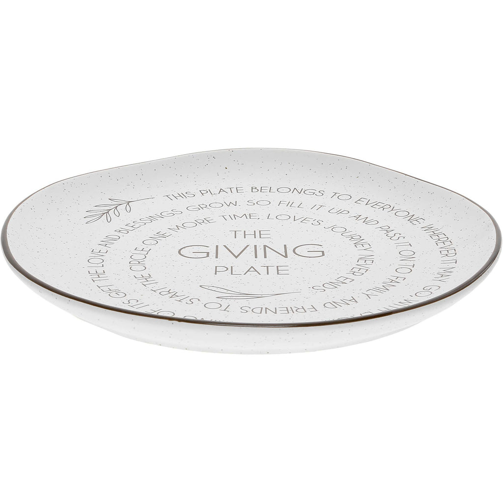 The Giving Plate - 10.5" Ceramic Plate