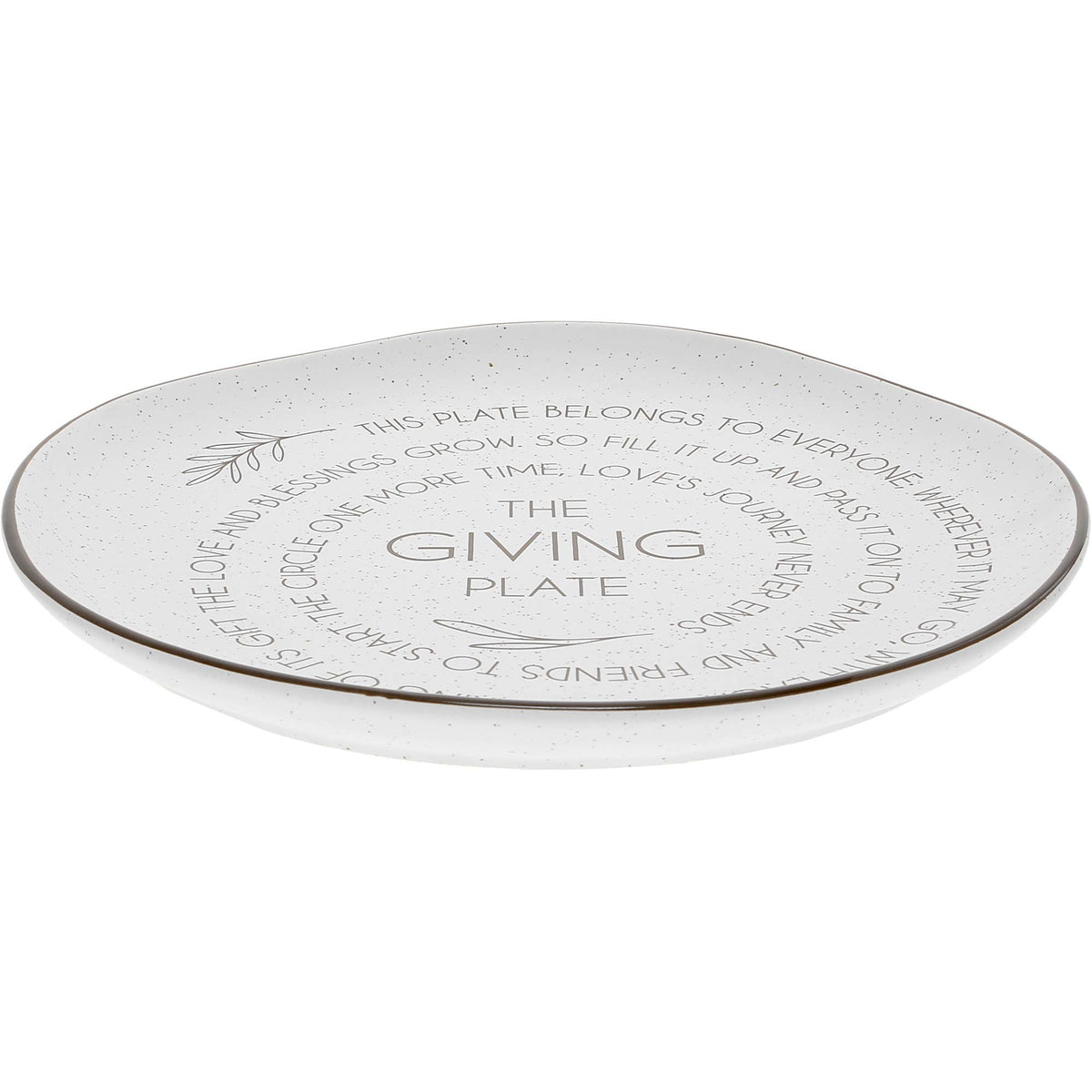 The Giving Plate - 10.5" Ceramic Plate