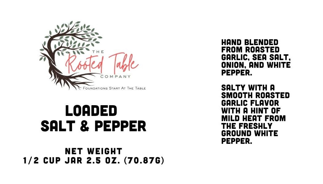LOADED SALT & PEPPER