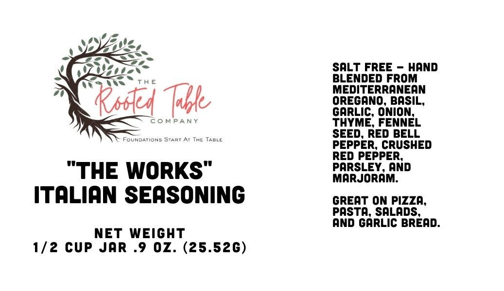 "THE WORKS" ITALIAN SEASONING