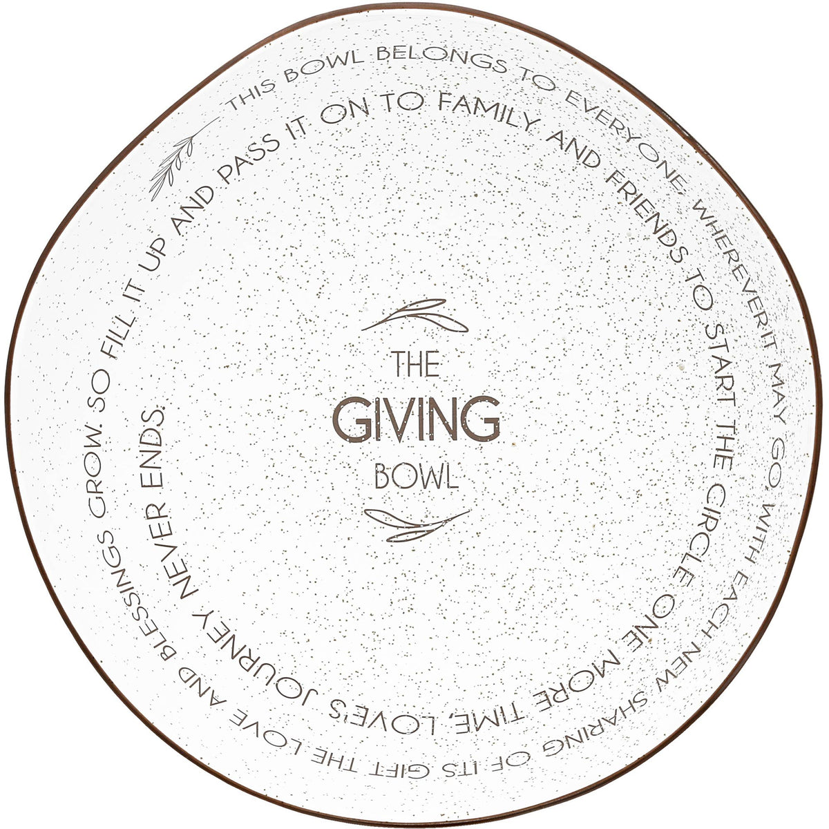 The Giving Bowl - 10.5" Serving Bowl