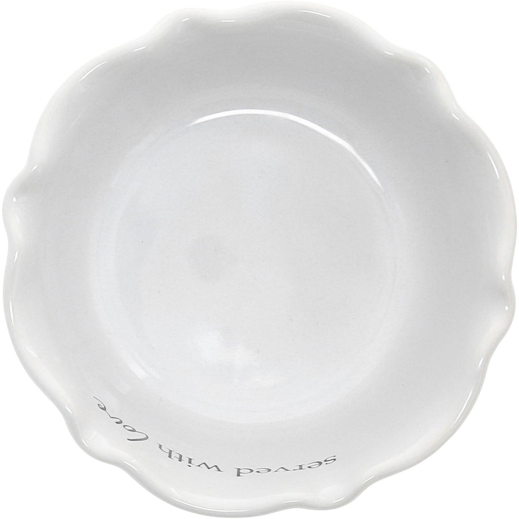 Love - 4.5" Ceramic Bowl with Bamboo Spoon