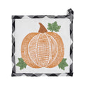 Fall Farmhouse Pumpkin Trivet Hot Pad 8x8