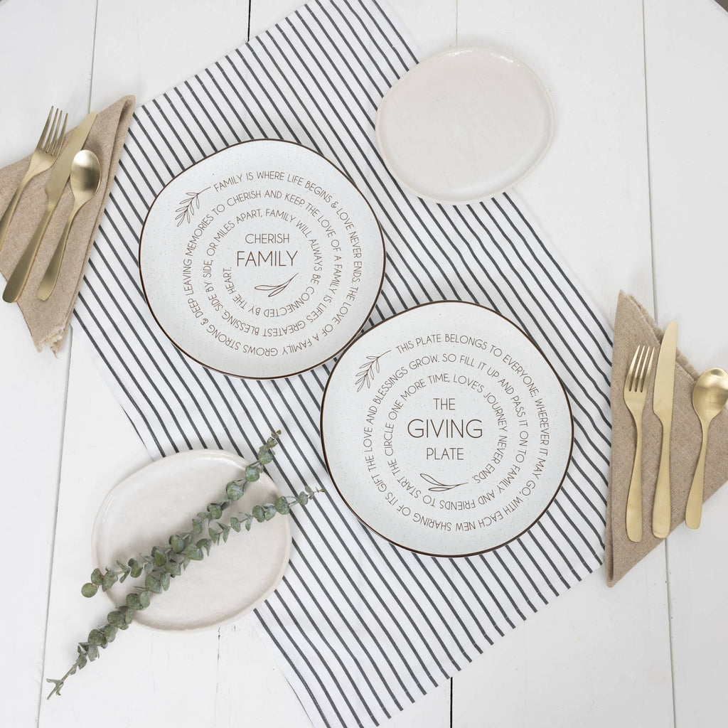 The Giving Plate - 10.5" Ceramic Plate