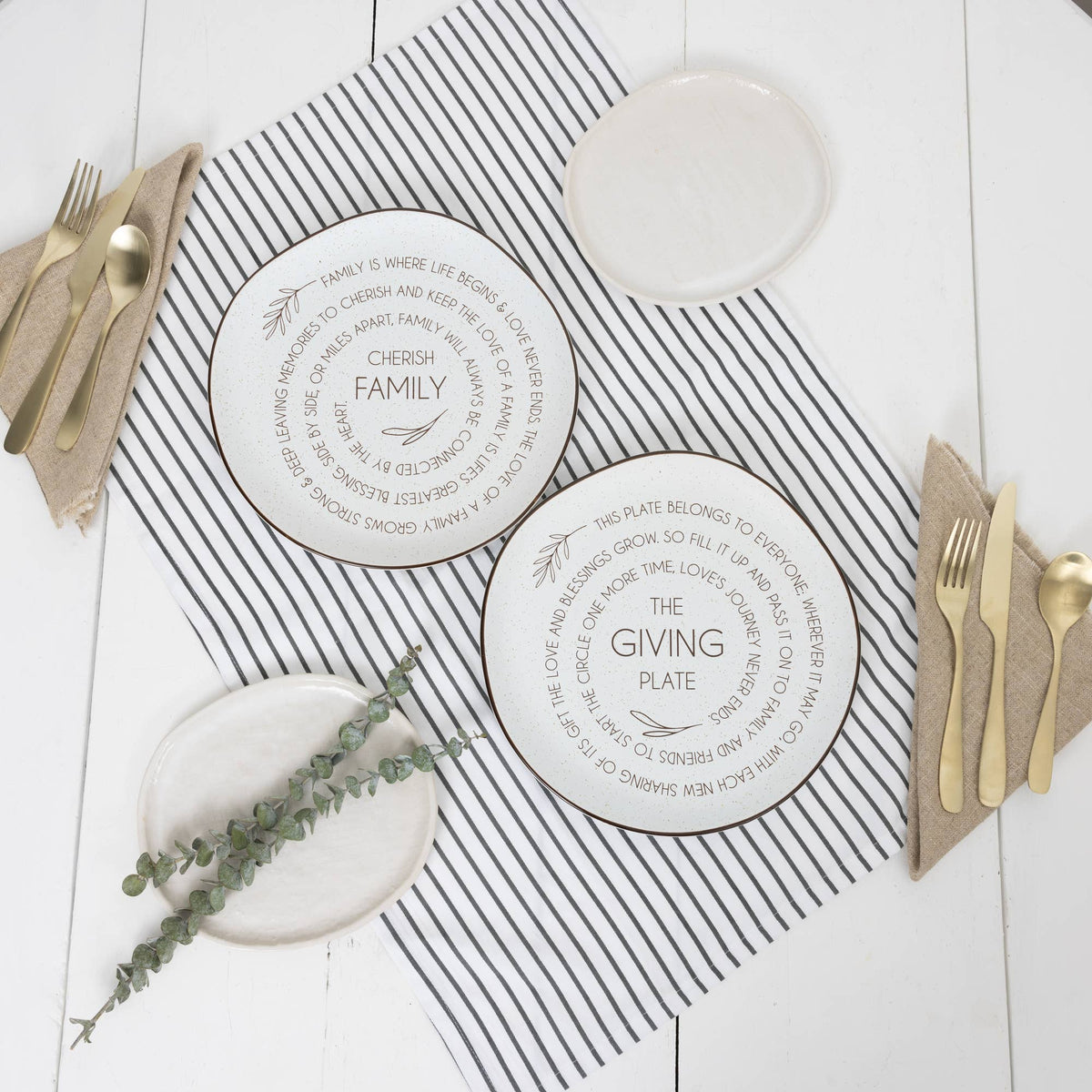 The Giving Plate - 10.5" Ceramic Plate
