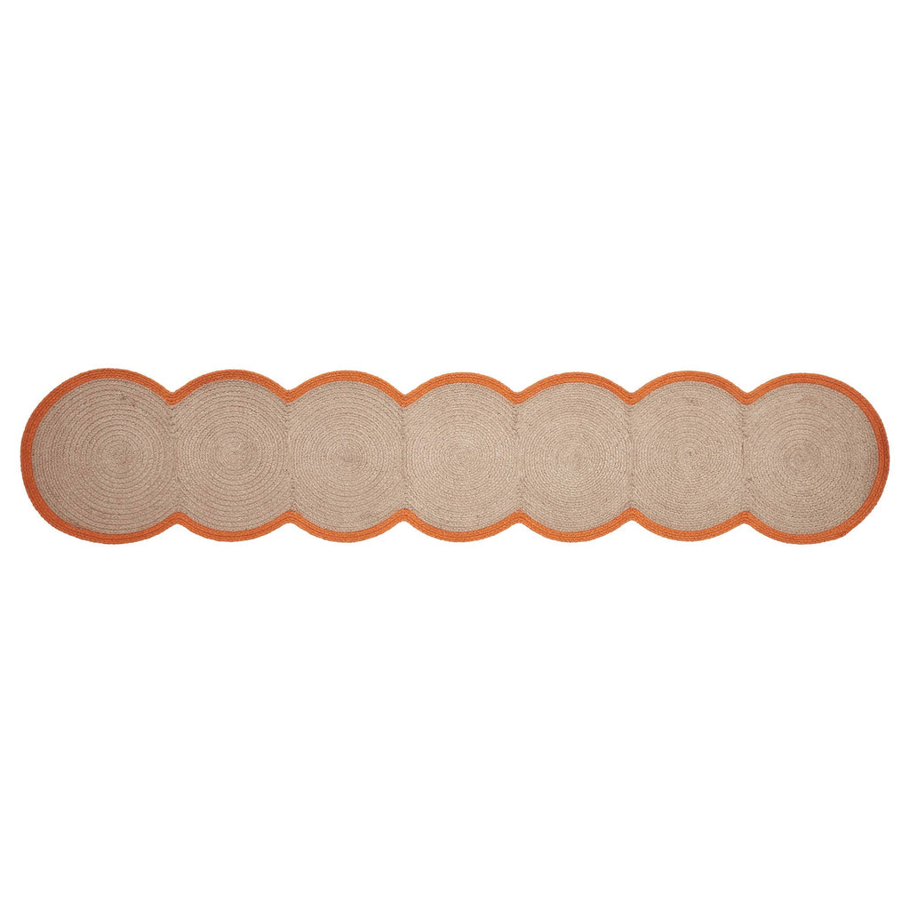Harvest Blessings Stenciled Pumpkin 12x60 Table Runner